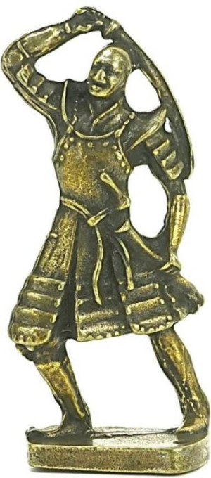 Figurka metalowa Samuraj 3,5cm