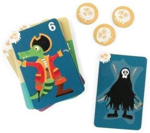 Gra logiczna 4w1 - Karty Wyprawa Pirata