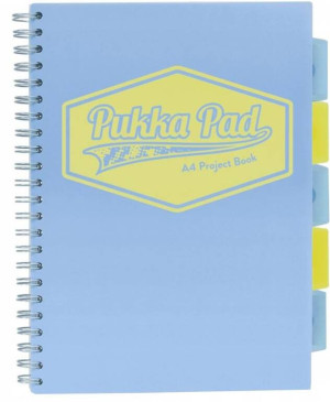 Kołozeszyt Pukka Pad A4 Project Book Pastel niebieski