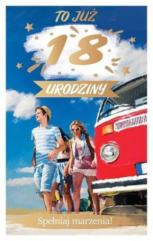 Kartka okolicznościowa. Urodziny 18