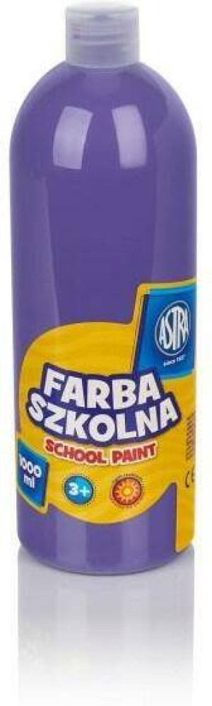 Farba szkolna fioletowa 1000ml ASTRA