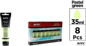 Farba akrylowa jabłkowo zielona 35ml (8szt)
