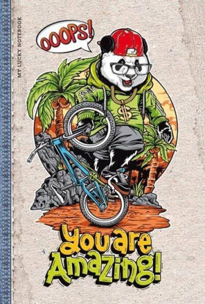 Notatnik ozdobny linia Panda
