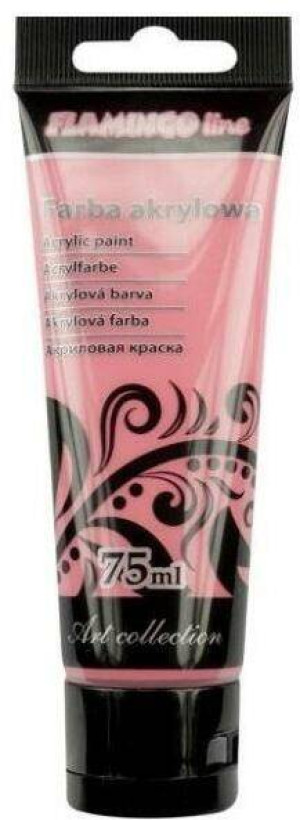 Farba akrylowa. Bladoczerwona 75ml