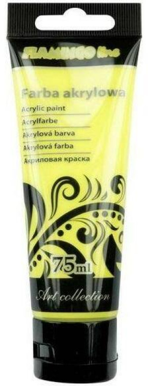 Farba akrylowa 75ml 003 cytrynowa