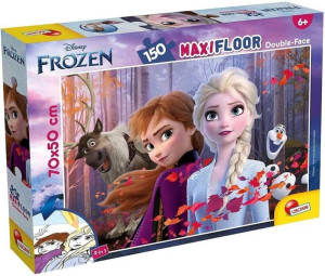 Puzzle dwustronne Maxi 150 Kraina Lodu