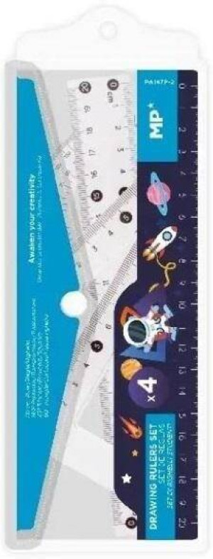 Zestaw geometryczny Kosmos 4 elementy w etui