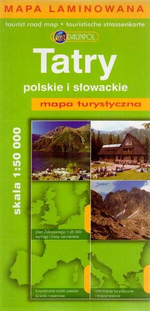 Tatry polskie i słowackie. Mapa turystyczna