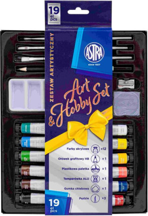 Zestaw artystyczny Art&Hobby 19el ASTRA