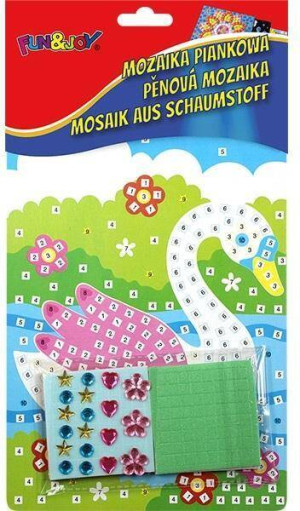 Mozaika piankowa. Łabędź