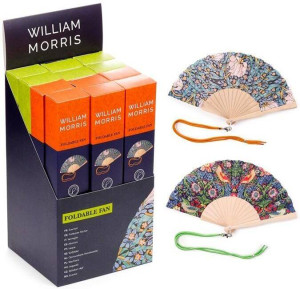 William Morris Folding Hand Fan mix