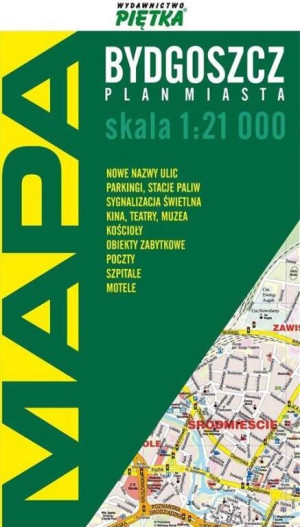 Bydgoszcz 1:21 000 plan miasta