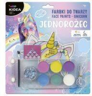 Farbki do twarzy. Jednorożec