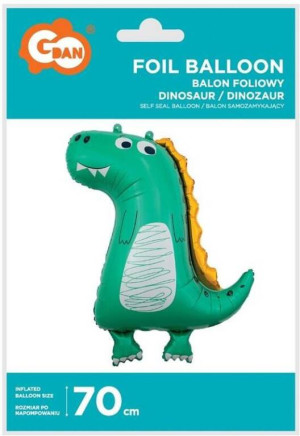Balon foliowy Dinozaur rysunkowy 70cm