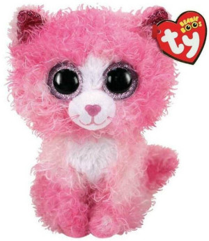 Beanie Boos Reagan. Różowy Kot 15cm