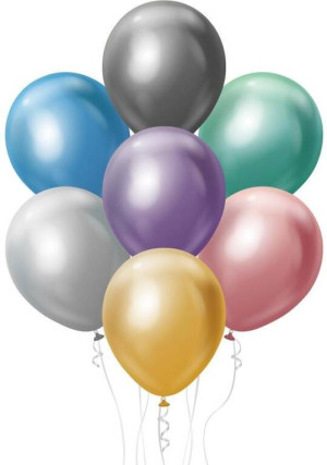 Balony Kalisan mirror mix 50szt