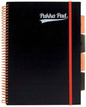 Kołozeszyt B5 Pukka Pad. Project Book. Neon pomarańczowy