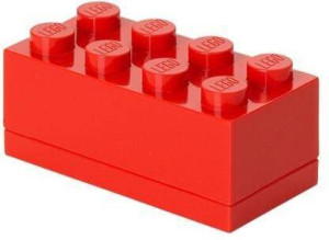 LEGO(R) pudełeczko klocek ósemka czerwony