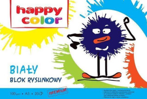 Blok rysunkowy biały. A3. 20 arkuszy