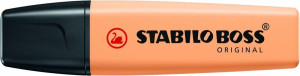 Zakreślacz STABILO BOSS ORIGINAL Pastel subtelny pomarańcz p10 70/125