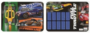 Podkład dwustronny laminowany Hot Wheels