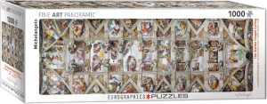 Puzzle 1000 panoramic The Sistine Chapel Ceiling 6010-0960