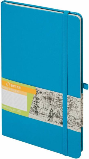 Notes A5 Kropki Romantyzm Jasny Niebieski