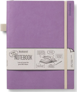 Bookaroo Notatnik Journal duży. Jasny fiolet