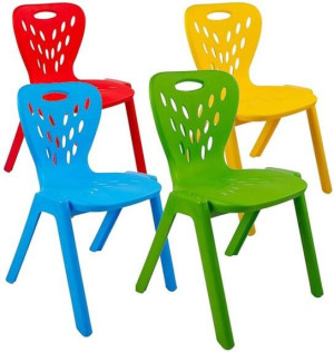 DOLU kolorowe krzesełko plastikowe 4kol 3078 30788