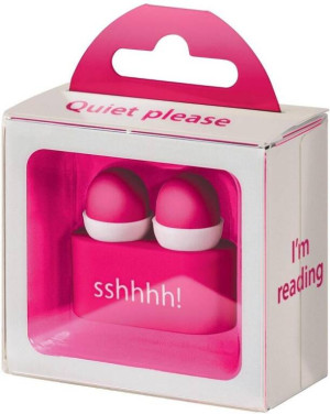 Ear Plugs - zatyczki do uszu w etui - różowe