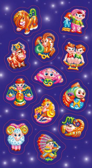 Naklejki. Znaki zodiaku