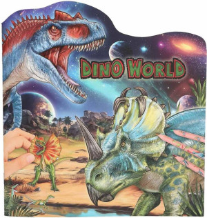 Kolorowanka z naklejkami Dino World 13354A
