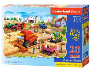 Puzzle 20 max. Work on the Farm