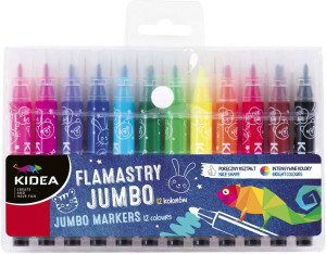 Flamastry Jumbo. 12 kolorów