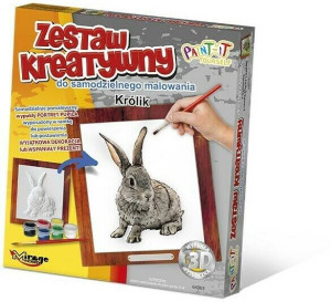 Zestaw Kreatywny do malowania. Królik