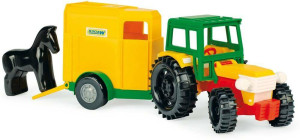 Traktor z przyczepą dla konia