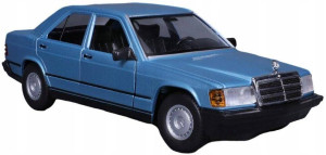 1987 Mercedes-Benz 190E Blue 1:24 BBURAGO