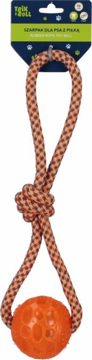 Szarpak dla Psa z piłką 36cm