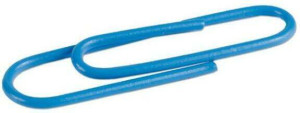 Spinacze winylowane 33 mm. Pudełko 100 sztuk