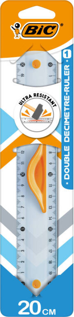 Linijka Double Ruler 20 cm