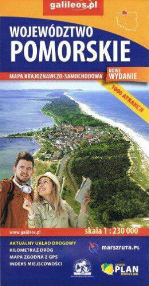 Mapa krajoznawczo-sam. - woj. Pomorskie w.II