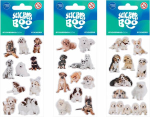 Naklejki Sticker BOO Pieski mix