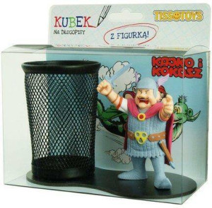 Tisso-Toys. Przybornik biurkowy z figurką Kajko i Kokosz