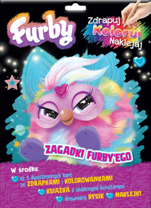 Furby. Zdrapuj, koloruj, naklejaj