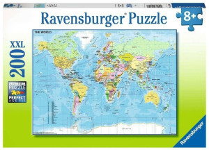Puzzle XXL 200. Mapa świata