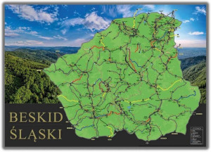 Mapa Zdrapka - Beskid Śląski