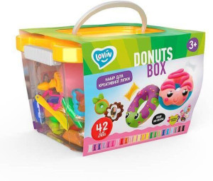 Ciastolina. Zestaw kreatywności Donuts box