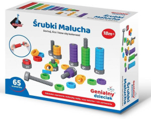 Śrubki malucha kreatywny zestaw do skręcania