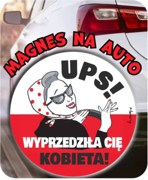 Magnes na auto UPS