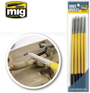 Ammo: Rubber Brush Set